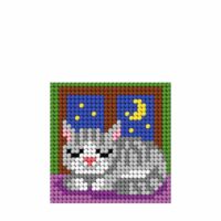 Chat devant fenêtre